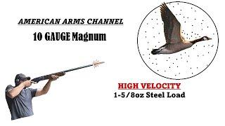 10 Gauge High Velocity Steel Shot Load: 1-5/8 Ounces of High Performance