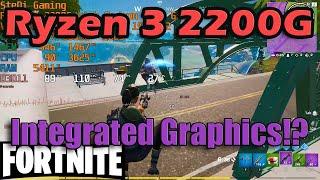 Ryzen 3 2200G Vega 8 Fortnite Chapter 2 Gameplay Test 720p