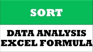 Sort date wise | Excel formula for data analysis