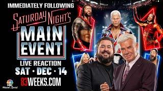 ERIC BISCHOFF *LIVE* | WWE SATURDAY NIGHT'S MAIN EVENT REACTION