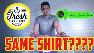 Fresh Clean Tees Vs Next Level Apparel - Are They The Same T-Shirts?