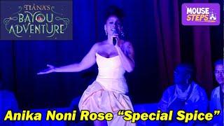Anika Noni Rose Sings “Special Spice” Live from Tiana’s Bayou Adventure at Walt Disney World