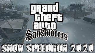 GTA San Andreas SNOW & ICY ROADS Speedrun 2020