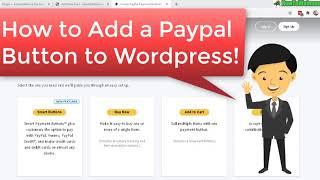 How to Create a Paypal Buy Button or Donation & Add to Wordpress - No Plugins Required!