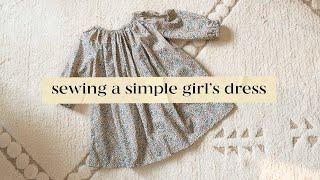 Sewing A Simple Dress for Girls | Ola Dress Tutorial