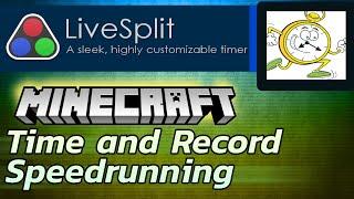 Minecraft Speedrun Timer - Setup LiveSplit and OBS