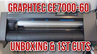 Upgraded to The Graphtec CE7000-60 | Unboxing and 1st Cuts