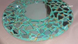 Mirror Mosaic Art  | DIY Mirror Mosaic | New Mosaic Wall Art DIY