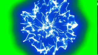 Blue Shockwave Effect (green screen)