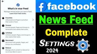 News feed settings on facebook 2024 | facebook par News Feed kaya kam ka hai? | facebook News Feed