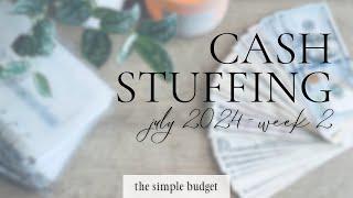 cash envelope stuffing | $759 cash stuffing | zero based budgeting | family budget