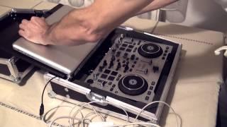 Dj Case for Laptop end midi controller.