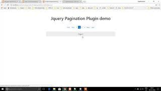 jQuery Pagination plugin