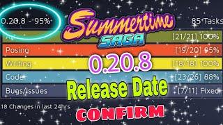 Summertime Saga 0.20.8 Confirm release date || 2021