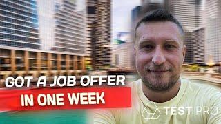 How to get a QA Job in ONE week! TESTPRO Success Story