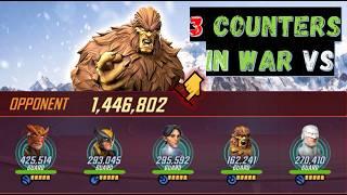 Alpha Flight war defense counters (3 Teams) - Marvel Strike Force @if2pgames