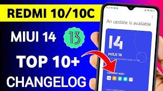 Redmi 10/ 10C MIUI 14 & Android 13 Update Full Changelog, Features  | Redmi 10 MIUI 14 Top Features
