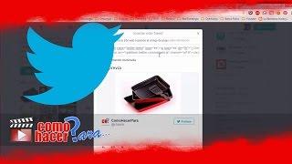 Cómo Insertar un Tweet en una Pagina o Blog