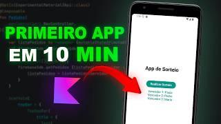 How to Create Your First Android App with Kotlin in 10 Minutes! 