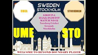 UME VS STO || UME vs STO DREAM11 || STO Vs UME DREAM11 Prediction || UME VS STO 3RD ECS T10 SWEDEN