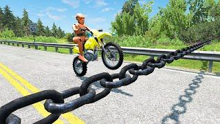 Cars vs Chain Marathon #1 - BeamNG DRIVE | SmashChan