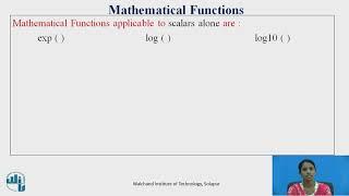 Functions in Scilab