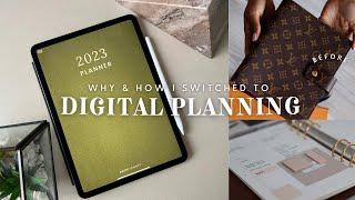 SETTING UP MY 2023 DIGITAL PLANNER | DIGITAL PLANNING FOR BEGINNERS | DIGITAL vs PAPER PLANNING