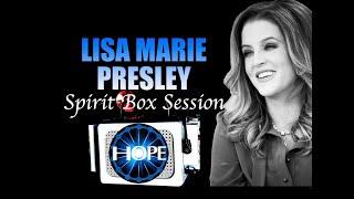 Lisa Marie Presley Spirit Box Session- "Goodnight, I Love You"