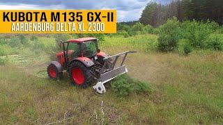 Aardenburg Delta XL 2300 forestry mulcher | Kubota M135 GX-II tractor