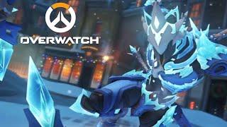 Ice Wraith Genji | Winter skin 2021 | Highlight Intros and Gameplay