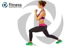 Fat Burning HIIT Workout - At Home HIIT Cardio with Warm Up (with Low Impact Modifications)