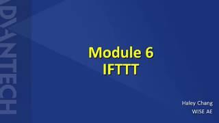 Advantech iSensing e-Learning Video: WISE Module 6 - IFTTT cloud service