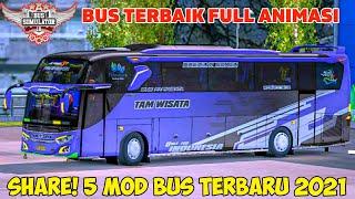 Share! 5 mod bus full animasi terbaru / Mod bussid terbaru