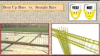 Why Bent Up Bars  are Not used in Beams These days l Bent Up Bars vs Straight Bars