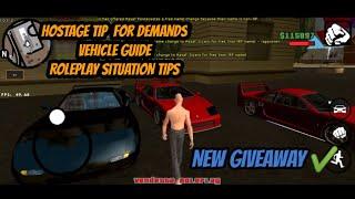 HOSTAGE DEMAND,CLASS CARS GUIDE.GIVEAWAY IN GTA SAMP VRP PH SERVER