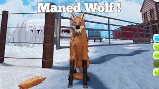 I got the Maned Wolf in Roblox Farm World !