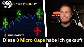 Altcoins: 3 MICRO CAPS, in die ich investiert habe & mit denen 100X GEWINNE möglich sind.