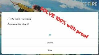 Free Fire Isn't responding problems solve. After OB30 update #redmi 3s