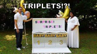 Gender Reveal Surprise! Triplets!