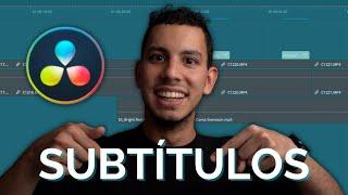 SUBTÍTULOS en DaVinci Resolve 18