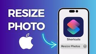 How to Resize Image With Shortcuts on Iphone and Ipad
