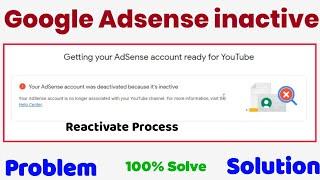 Your adsense account was reset because its inactive | 100% Reactivate Google Adsense Account