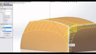 SolidWorks 2012 Hints and Tips - Multiple Radius Fillet with Setback