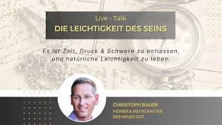 Live Talk - Die Leichtigkeit des Seins