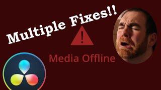 Media Offline and Render Job Fail in Davinci Resolve Fixes || Frames Told