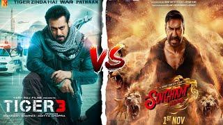 Tiger 3 vs Singham again movie comparison video| box Office collection