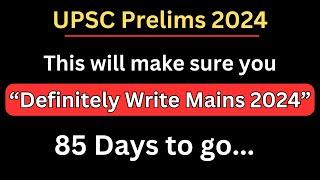 If I start UPSC Prelims preparation in March, I will do this to clear it.