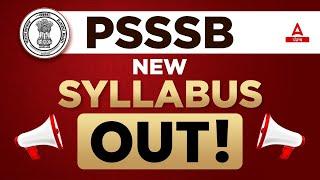 PSSSB New Syllabus 2023 | PSSSB New Syllabus | Know Full Details