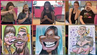 Drawing Funny Caricatures Of Random People On The Street ▶️ 4|Best Surprising Reaction