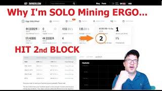 Why I'm Solo Mining ERGO  Just Hit a 2nd BLOCK |  Do You Miss GPU Mining?